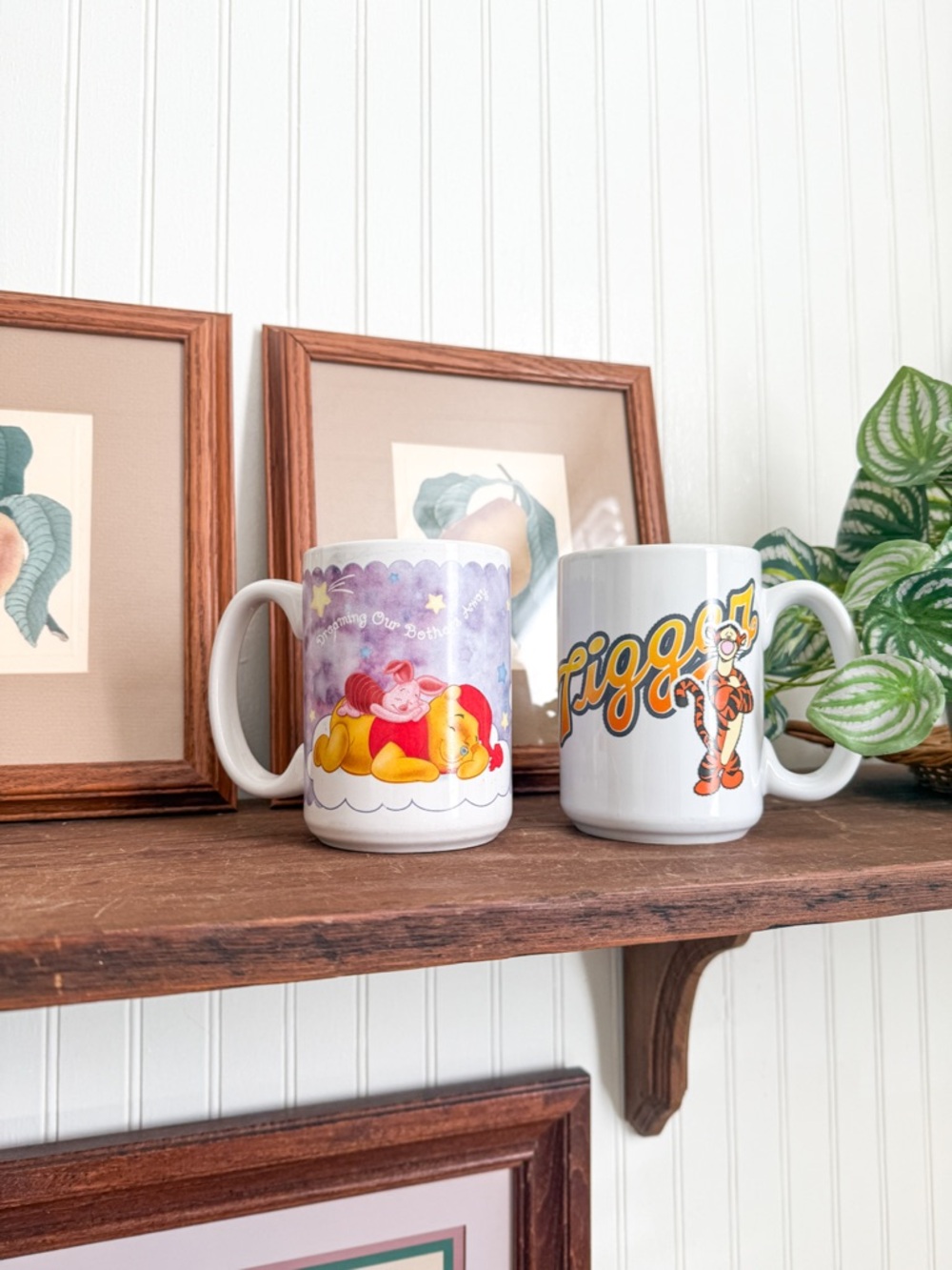 Vintage Disney Winnie the Pooh Ceramic Coffee Mugs